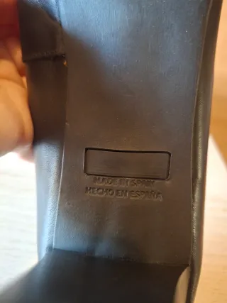 Zapatos de salón negros tacón plataforma