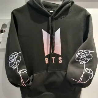 Sudadera BTS Talla Única Negra
