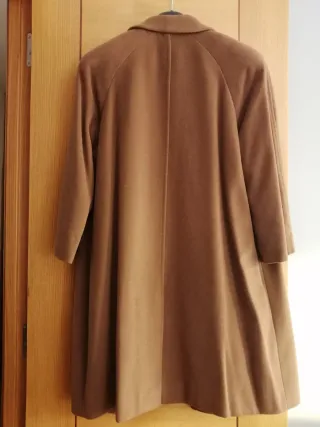 Abrigo Lana Paula Santiago Marrón