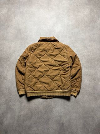 Bomber Puffer Donna Vintage Marrone