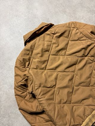 Bomber Puffer Donna Vintage Marrone