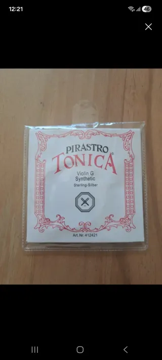 Juego 4 cuerdas VIOLÍN 4/4 PIRASTRO mod TONICA