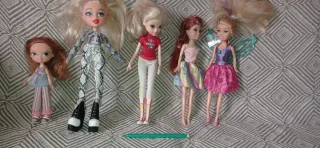 Lote Muñecas Girlz y Bratz
