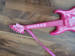 Guitarra Eléctrica Infantil Rosa