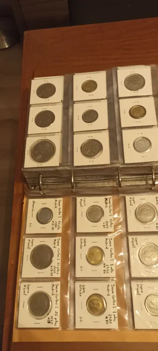 Álbum monedas Juan Carlos I 1975-1999