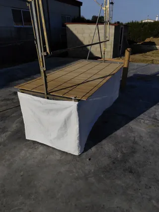 Estructura metálica para parada