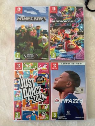 Nintendo Switch Azul/Rojo + Accesorios