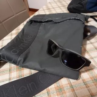 Borsa Calvin Klein uomo grigia