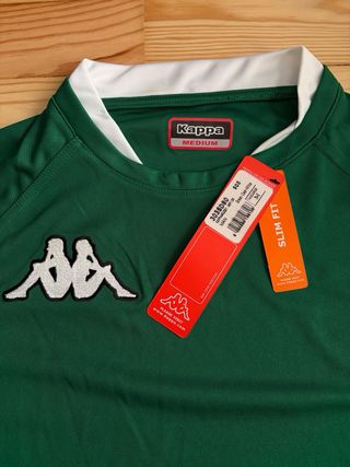 Camiseta Kappa Verde y Blanca