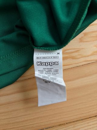 Camiseta Kappa Verde y Blanca