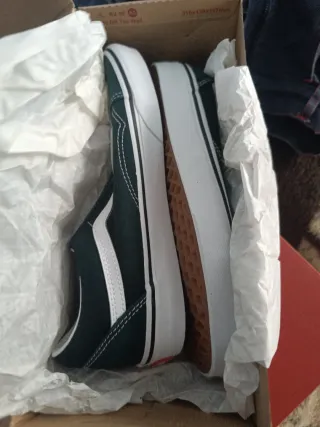 SUPER OFERTA Vans Green Dark theory scrab
