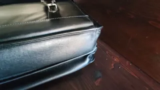 Borsa porta computer IBM pelle nera