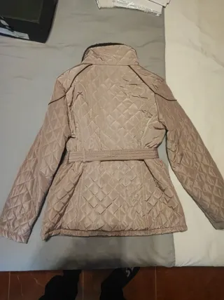 Cazadora mujer beige talla L