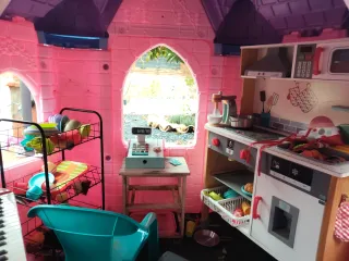 Castillo Feber Princesas Rosa y Morado