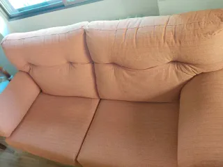2 Sofás 3+2 Naranja Mullidos