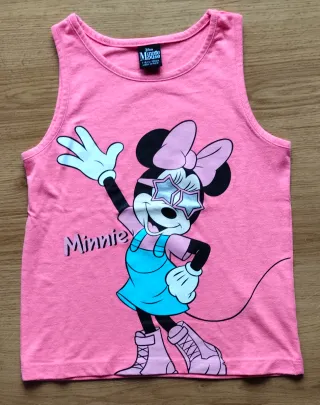Camiseta sin mangas Minnie Mouse Talla 7/8