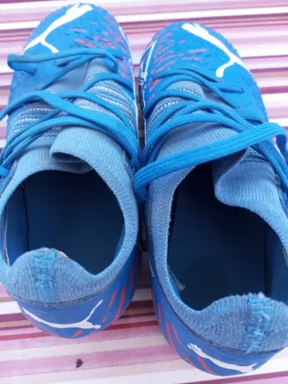 Botas de fútbol Puma Talla 35 Azules
