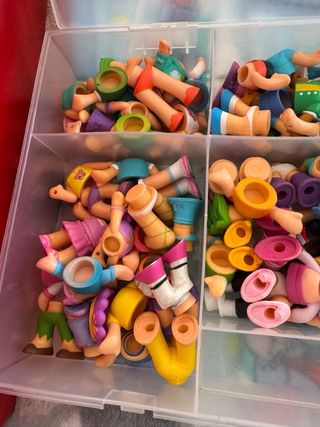 Lote Pin y Pon Muñecas y Accesorios