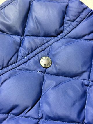 Giacca Uomo Blu Trapuntata Vintage Biver Big 90s