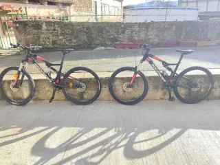 2 bicicletas Montaña Rockrider Doble Sus