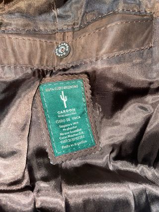 Chaqueta piel vaca argentina