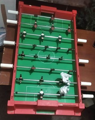 Futbolín de plástico