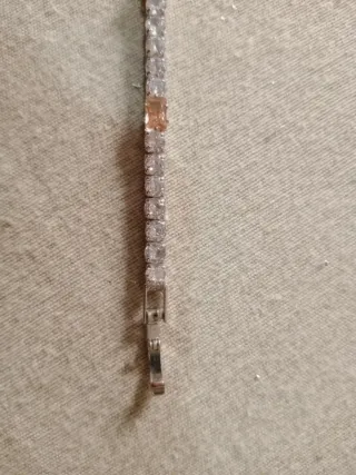 Bracciale donna con pietre rosa e argento