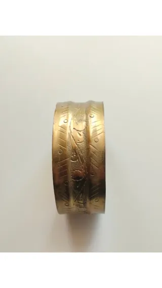 Brazalete Bronce Grabada Étnica Antigua