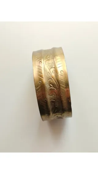 Brazalete Bronce Grabada Étnica Antigua