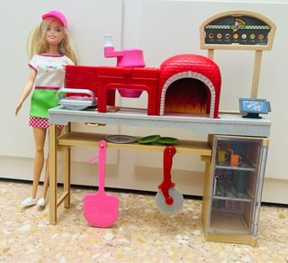 Barbie Chef Pizzera Completa