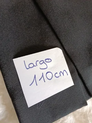 Pantalón Zara Negro Talla S Tela con Licra
