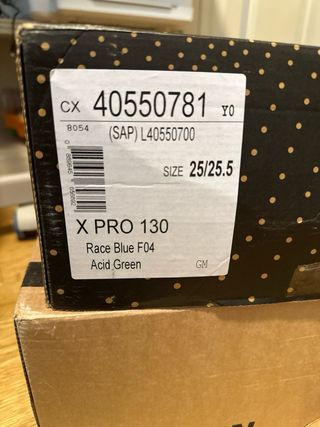 Botas Esquí Salomon XPro 130 Azul 25-25.5