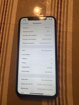 iPhone X 64GB Space Gray