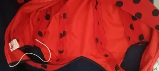 Vestido Flamenca Rojo Lunares  ferias romeria