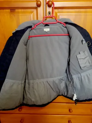 Chaqueta convertible en chaleco azul talla13 158cm