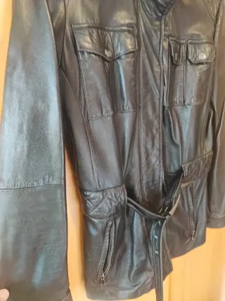 Cazadora Piel Cortefiel Talla M