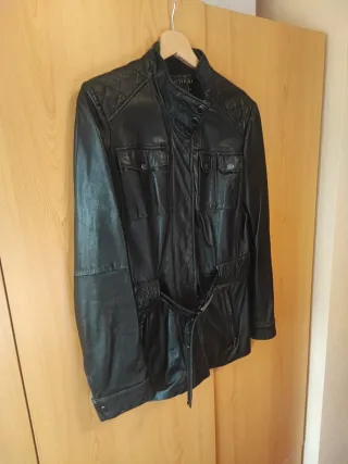 Cazadora Piel Cortefiel Talla M