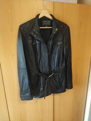 Cazadora Piel Cortefiel Talla M