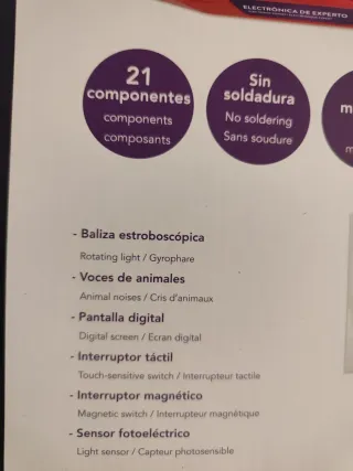 Juguettos Electrónica de Experto 8+