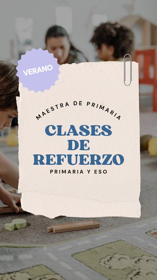 APOYO ESCOLAR PRIMARIA Y ESO -  MAESTRA TITULADA