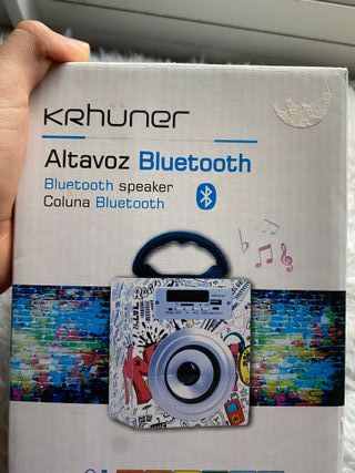 Altavoz Bluetooth Krhuner Multicolor