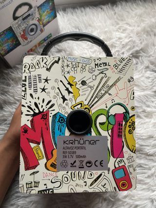 Altavoz Bluetooth Krhuner Multicolor