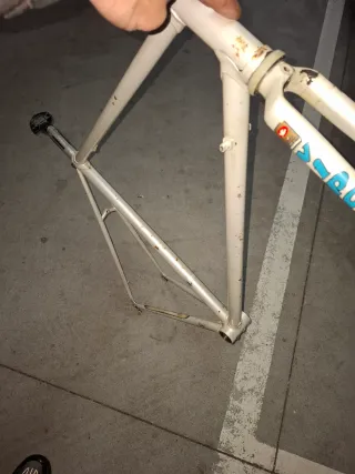 Telaio Bici Strada Bianca Vintage