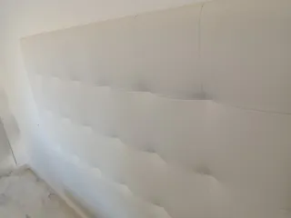 Cabecero polipiel blanco