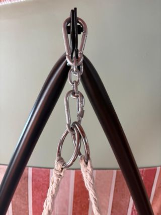 Hamaca colgante con soporte