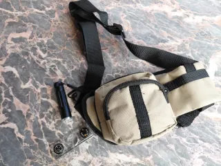 Riñonera Coronel Tapiocca Hombre Beige/Negra