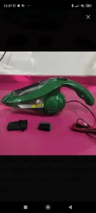 Aspirador para el coche