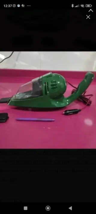 Aspirador para el coche