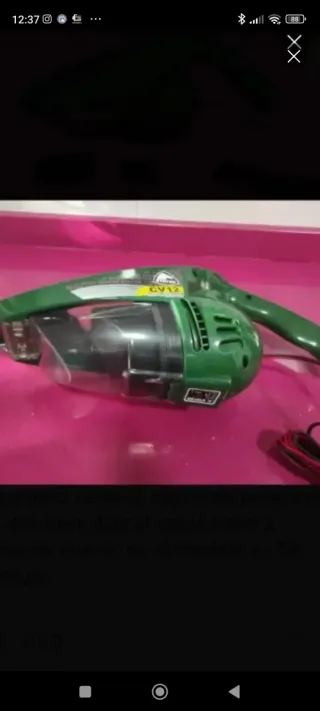 Aspirador para el coche