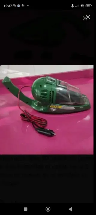 Aspirador para el coche